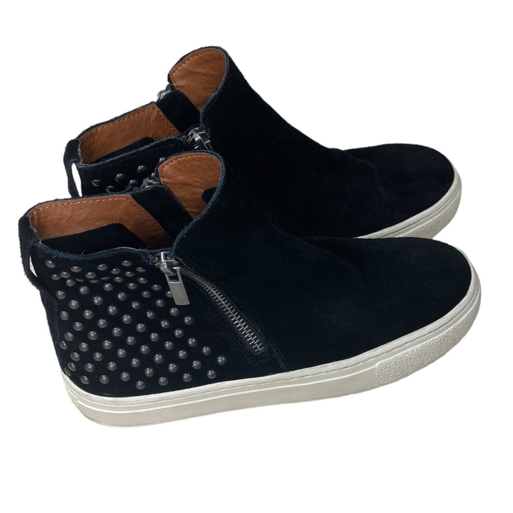Lucky Brand Bayleah black with studs high top sneaker 8